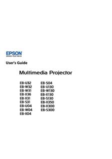 Epson EB X130 manual. Camera Instructions.